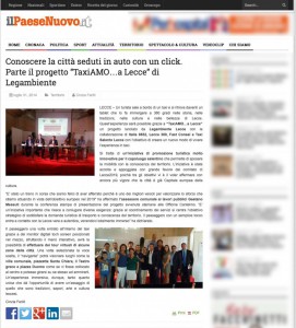 Lecce360 e il progetto TaxiAMO