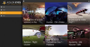 Free 360 video player: Kolor Eyes Android and iOS version 2 – new on the Chrome web store!