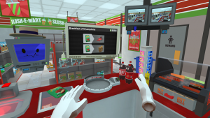Preview: Job Simulator on HTC Vive – Store Clerk