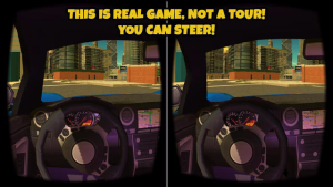 VR Car Driving Simulator VR Game for Google Cardboard or Gear VR