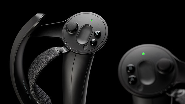 Valve Index Controllers aka "knuckles" can work with HTC Vive