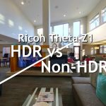 Theta Z1 HDR vs Non-HDR comparison