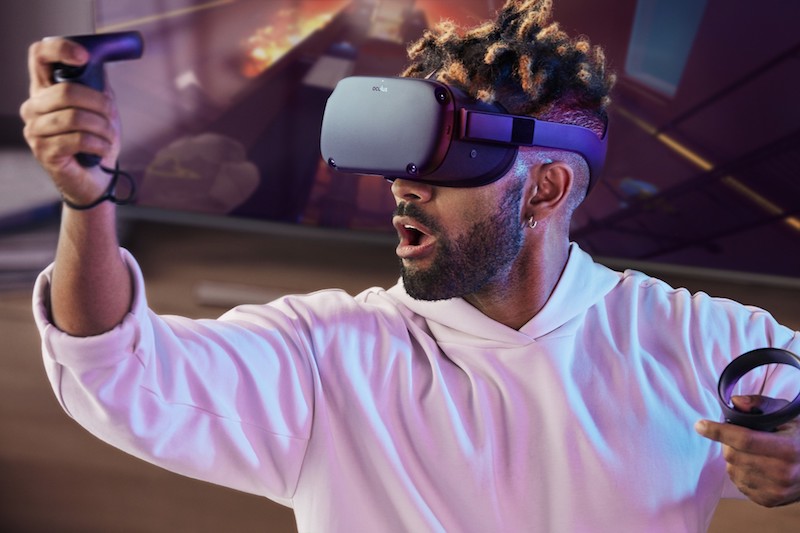 playing oculus rift games on quest