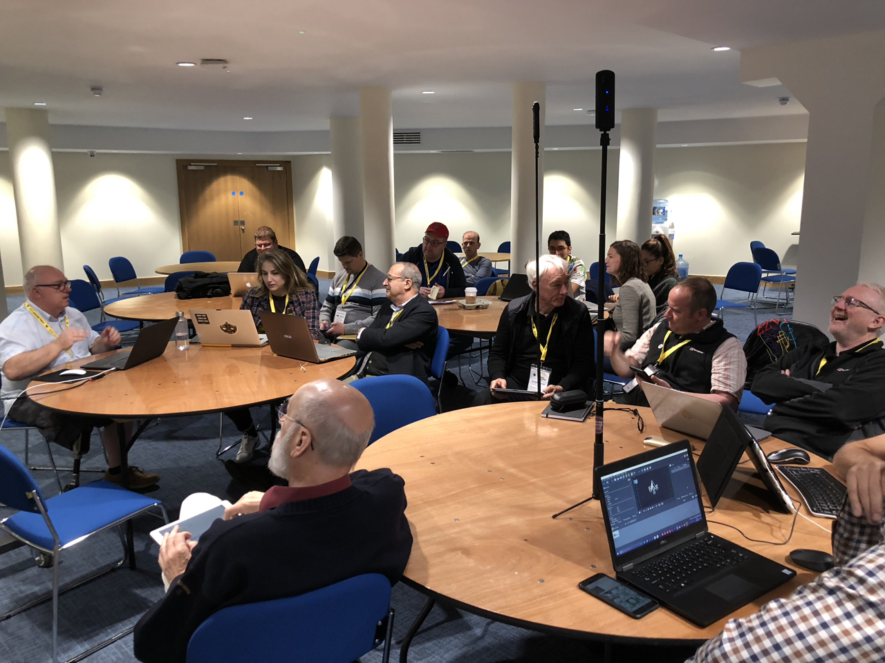 Martin aka Hopki leads a Pano2VR workshop at the IVRPA conference in Belfast.
