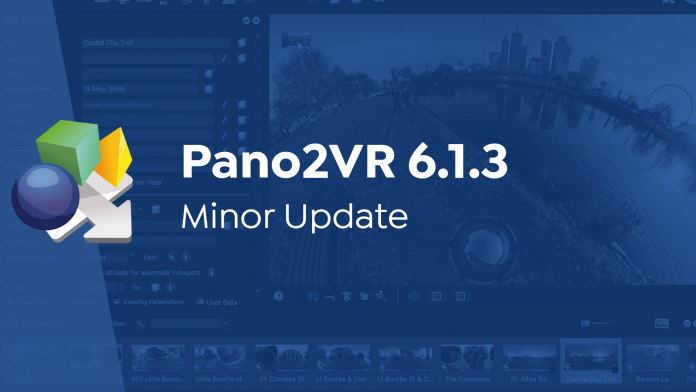 Pano2VR 6.1.3 Released