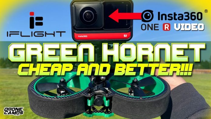 iFlight Green Hornet affordable cinewhoop for GoPro or Insta360 One R