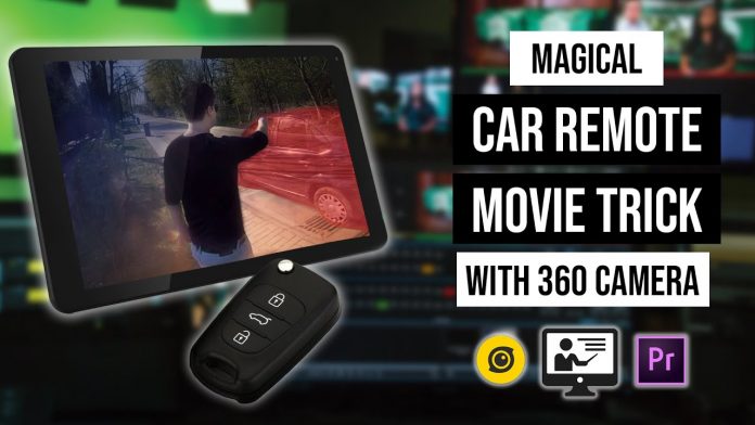 Making a car disappear with a 360 camera