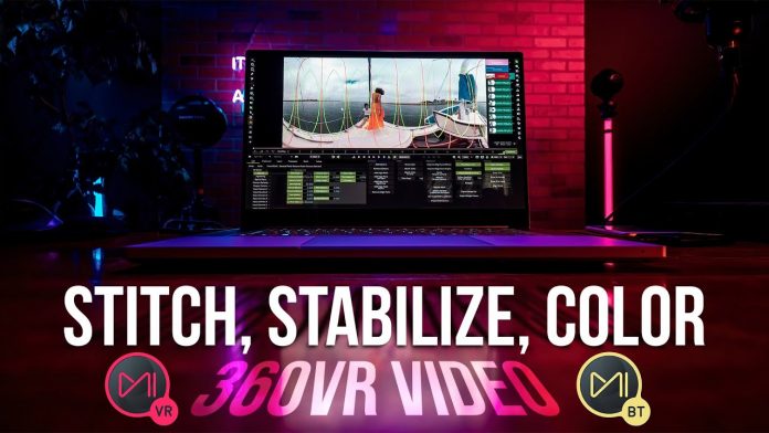 Mistika VR tutorial 360 video stitching stabilization and color grading