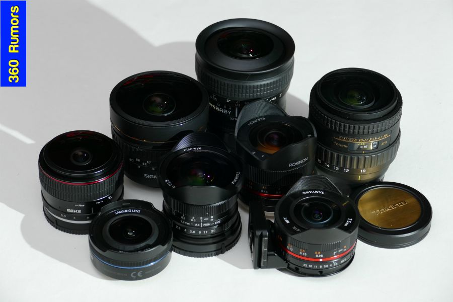 Fisheye lens comparison for full frame, APS-C and Micro Four Thirds