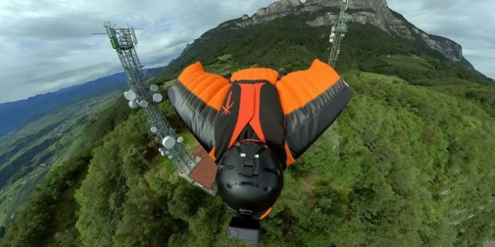 Wingsuit flying 360 shooter: 360 videos and an interview