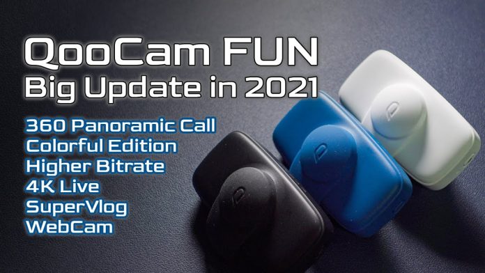 Free 360 video calling and other new features with affordable Qoocam Fun 360 camera