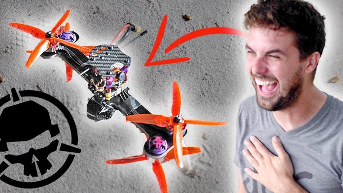 Bone Drone is an bizarre stick-like drone: watch it fly!
