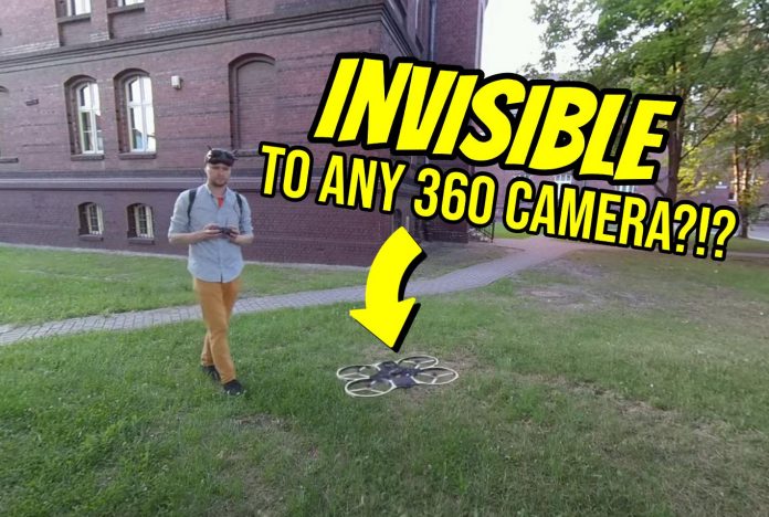 Invisible 360 drone for ANY consumer 360 camera? (see sample 360 video)