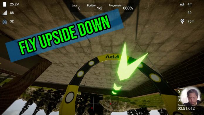 How to fly upside down with a 3D Drone