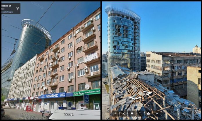 360 photos of Ukraine before and after the war began