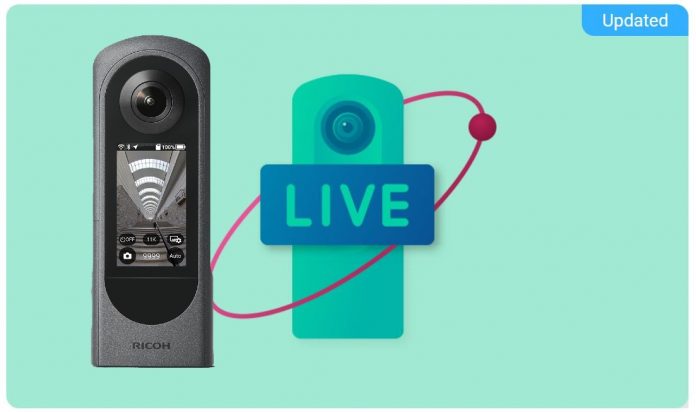 Ricoh Theta X adds wireless 4K 360 live streaming