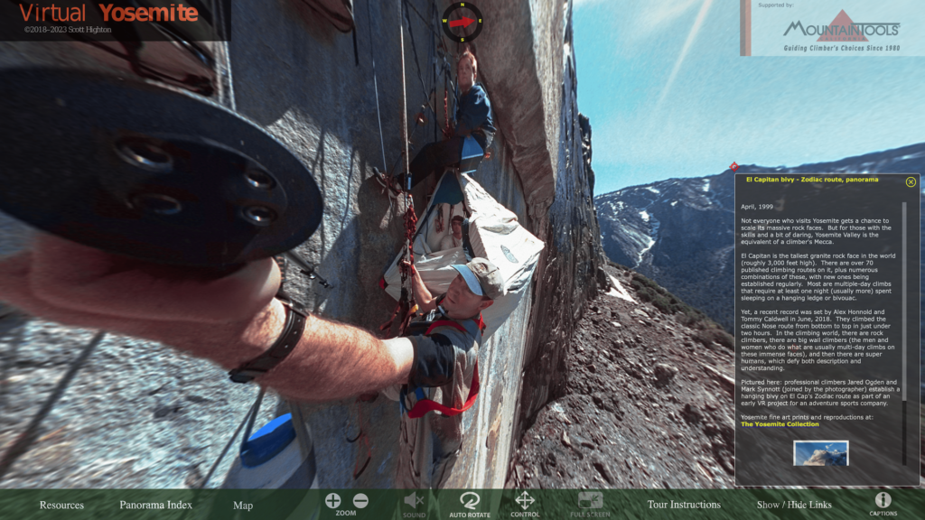 Pano2VR in the Wild, Virtual Yosemite, El Capitan