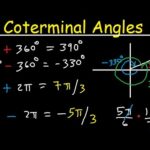 Coterminal Angles - Positive and Negative, Converting Degrees to Radians, Unit Circle, Trigonometry
