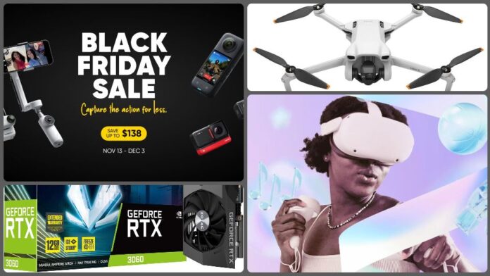 Black Friday Deals 2023 for 360 cameras and VR