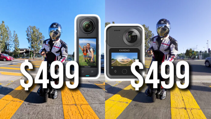 Insta360 X4 vs Qoocam 3 Ultra side by side comparison (after Aug. 1 update)